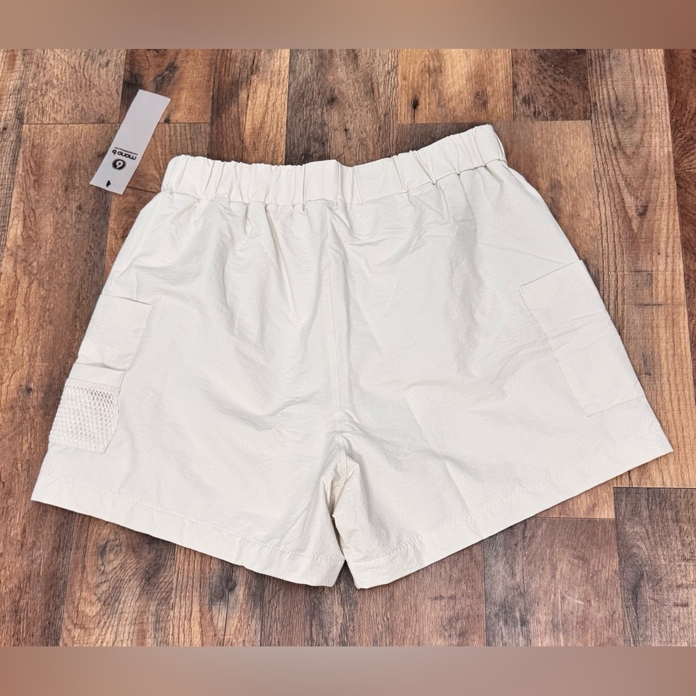 Mono B Light Tan Cargo Shorts Size Small, Medium, Large - Picture 15 of 15